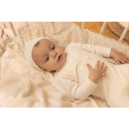 Bondoux 3 Bunny Girl 3pc Layette Set