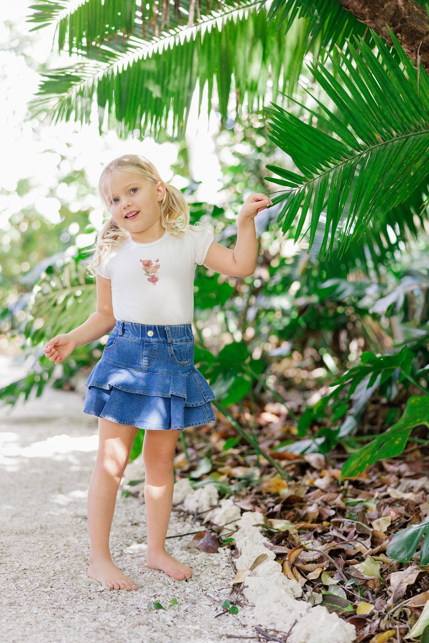 Ely's & Co French Terry Mouse 2 Piece Set (girl)