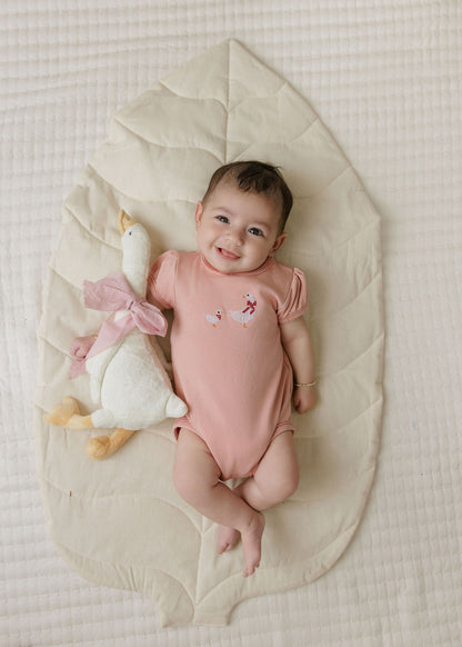 Ely's & Co Cross Stitch Duckling Romper (girl)