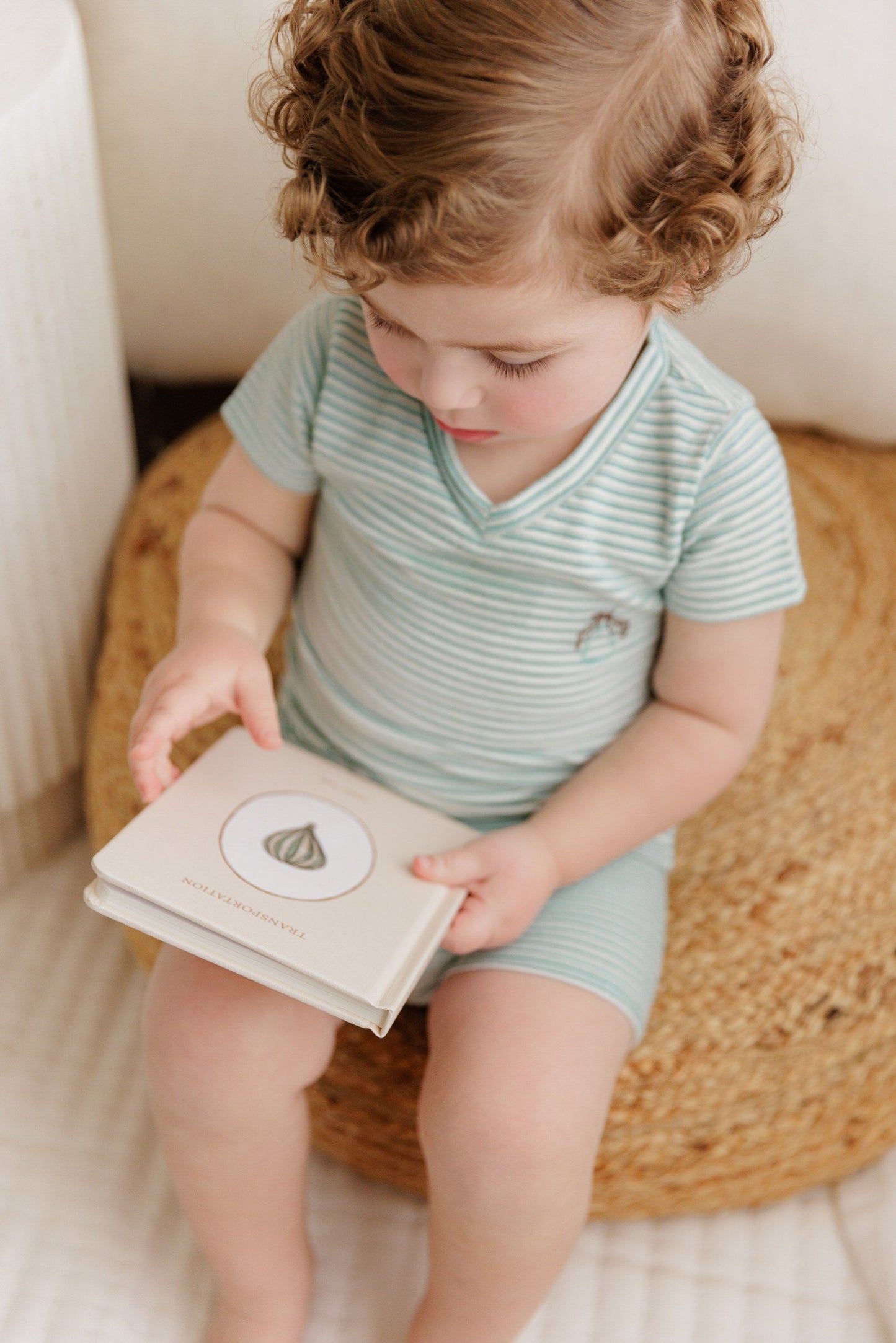Ely's & Co Metallic Stripe Lounge Set