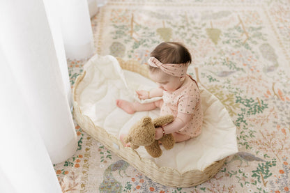 Ely's & Co Floral Pointelle Footie (girl)