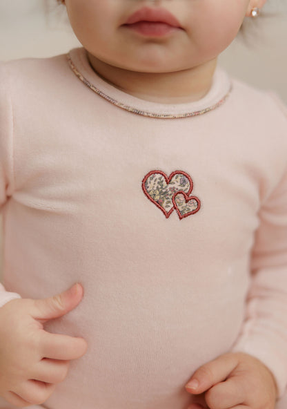 Ely's & Co Embroidered Liberty Footie