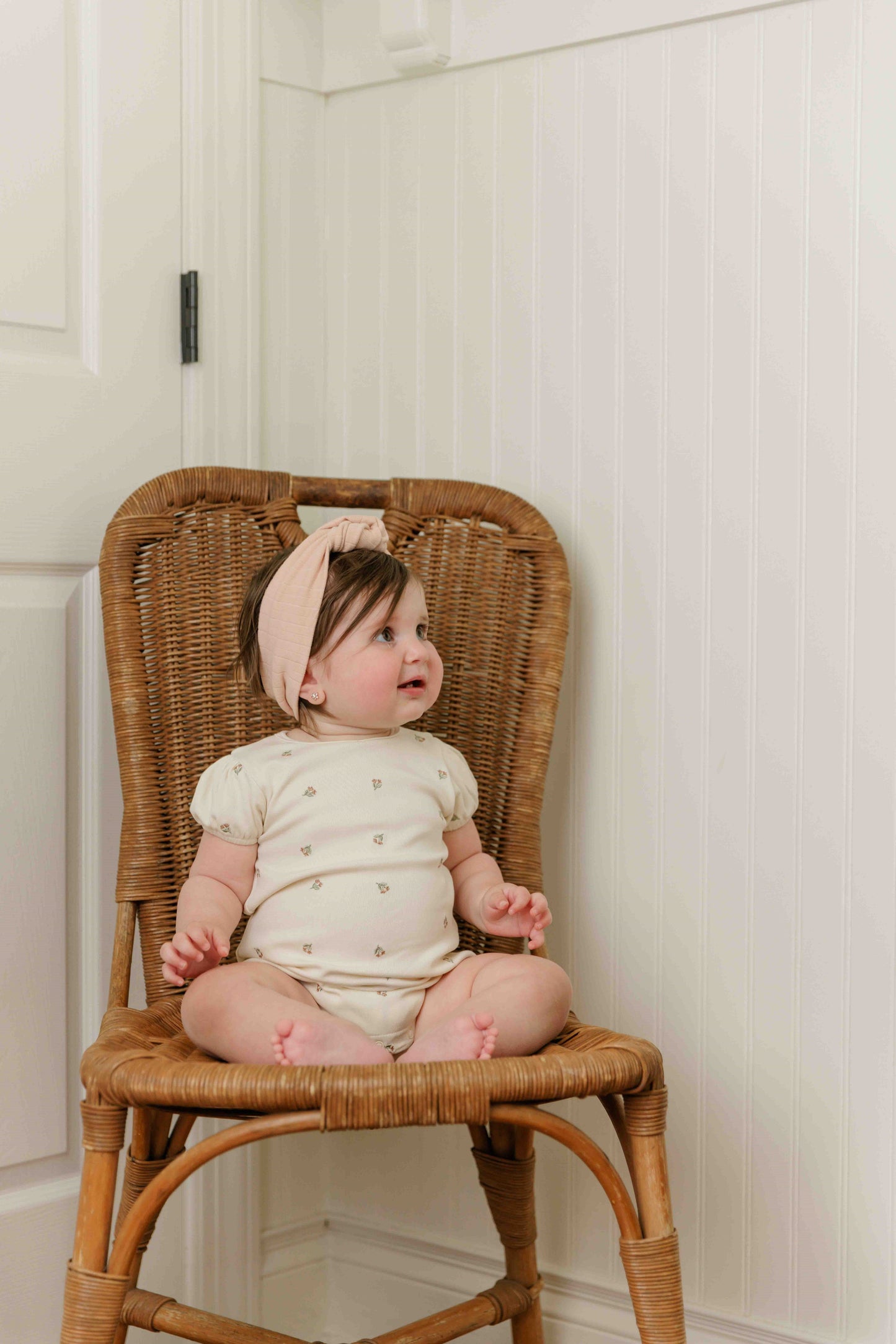 Ely's & Co Embroidered  Romper (girl)