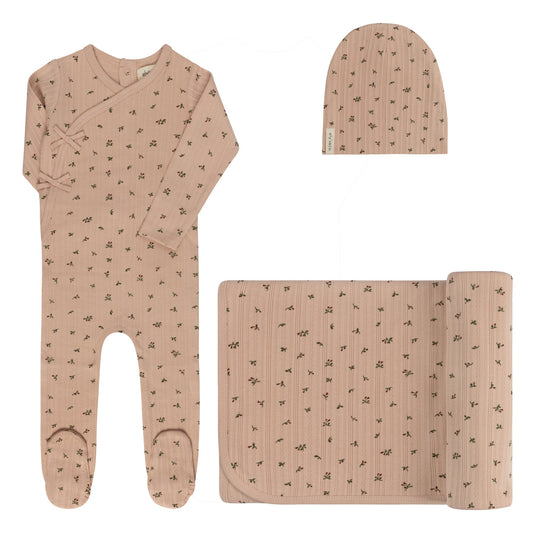 Ely's & Co Floral Pointelle 3pc (girl)