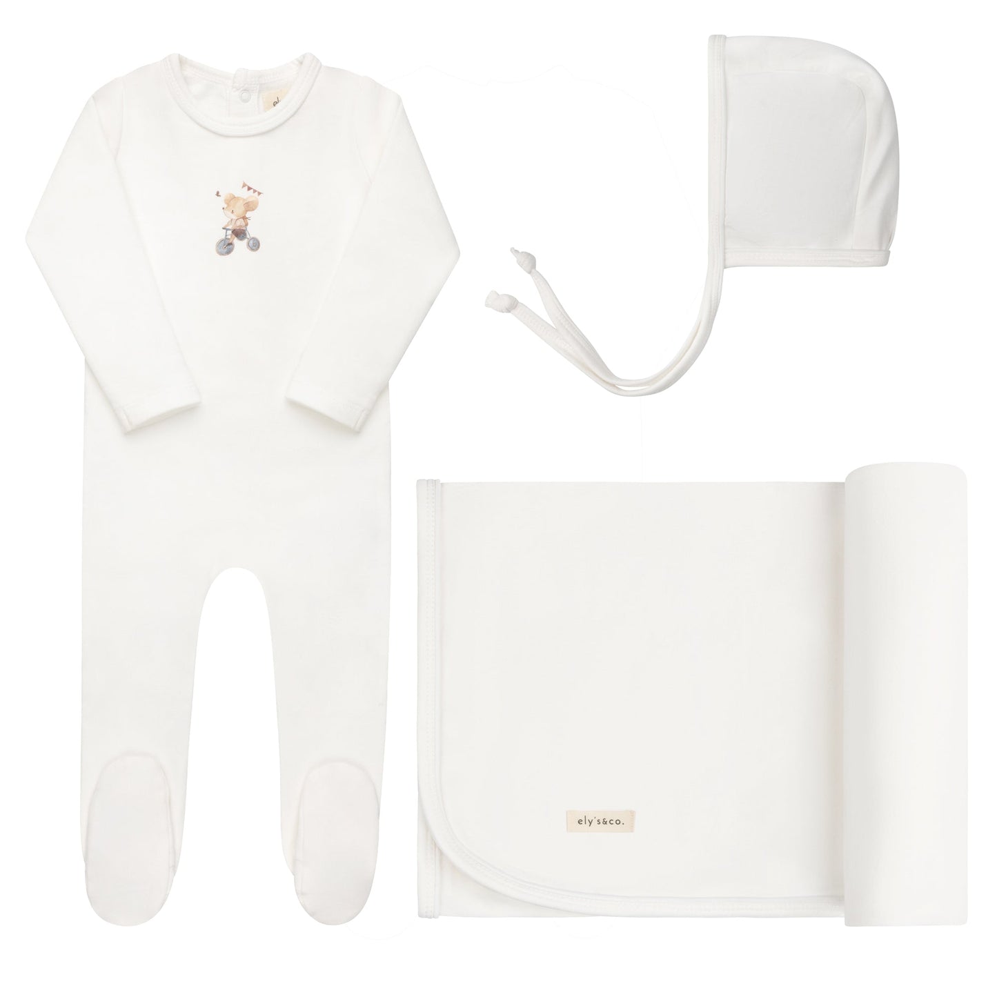 Ely's & Co French Terry Mouse Take Me Home Set