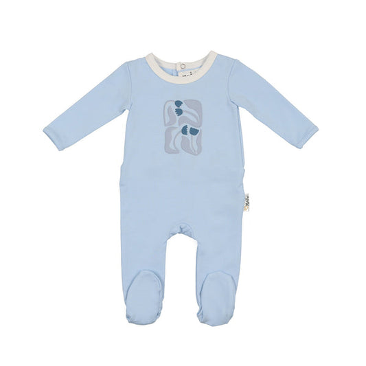 Maniere Puff Paint Flower Footie