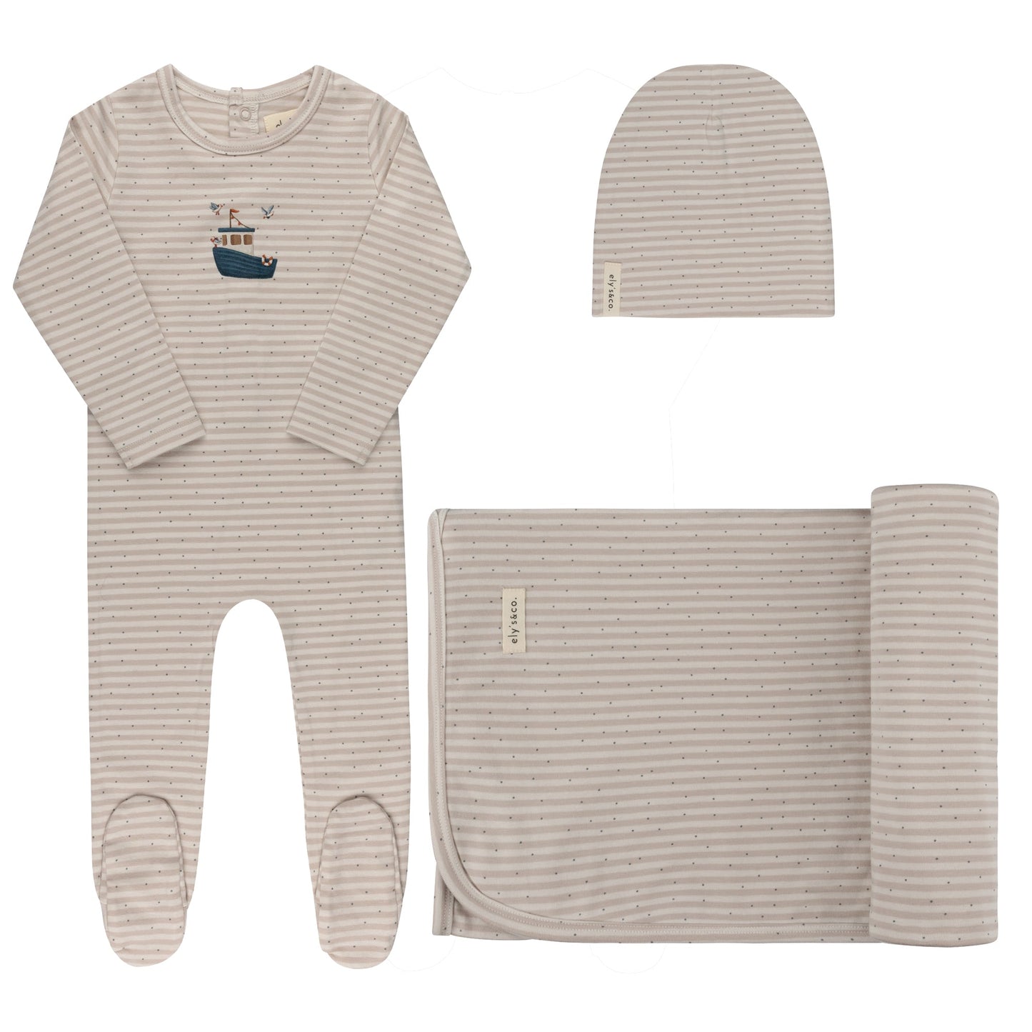 Ely's & Co Nautical Stripe Take Me Home Set