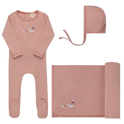 Ely's & Co Cross Stitch Duckling 3pc Set (girl)