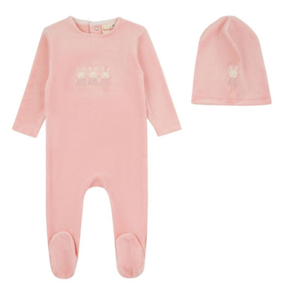 Bondoux 3 Bunny Girl Footie & Hat
