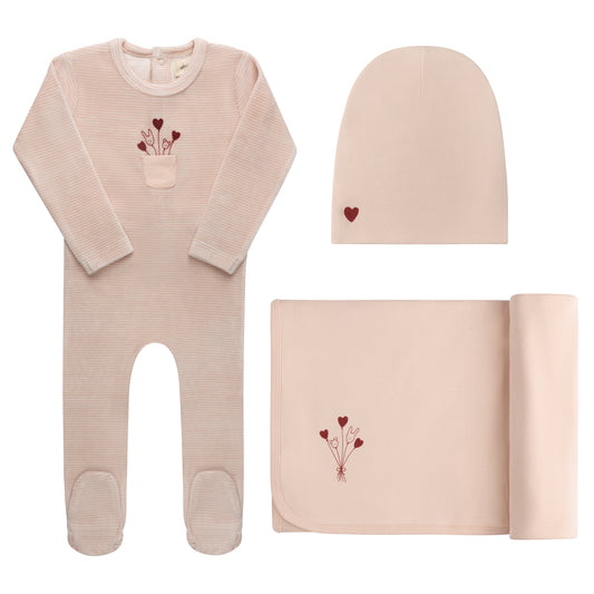 Ely's & Co Stripe Girl 3pc Set