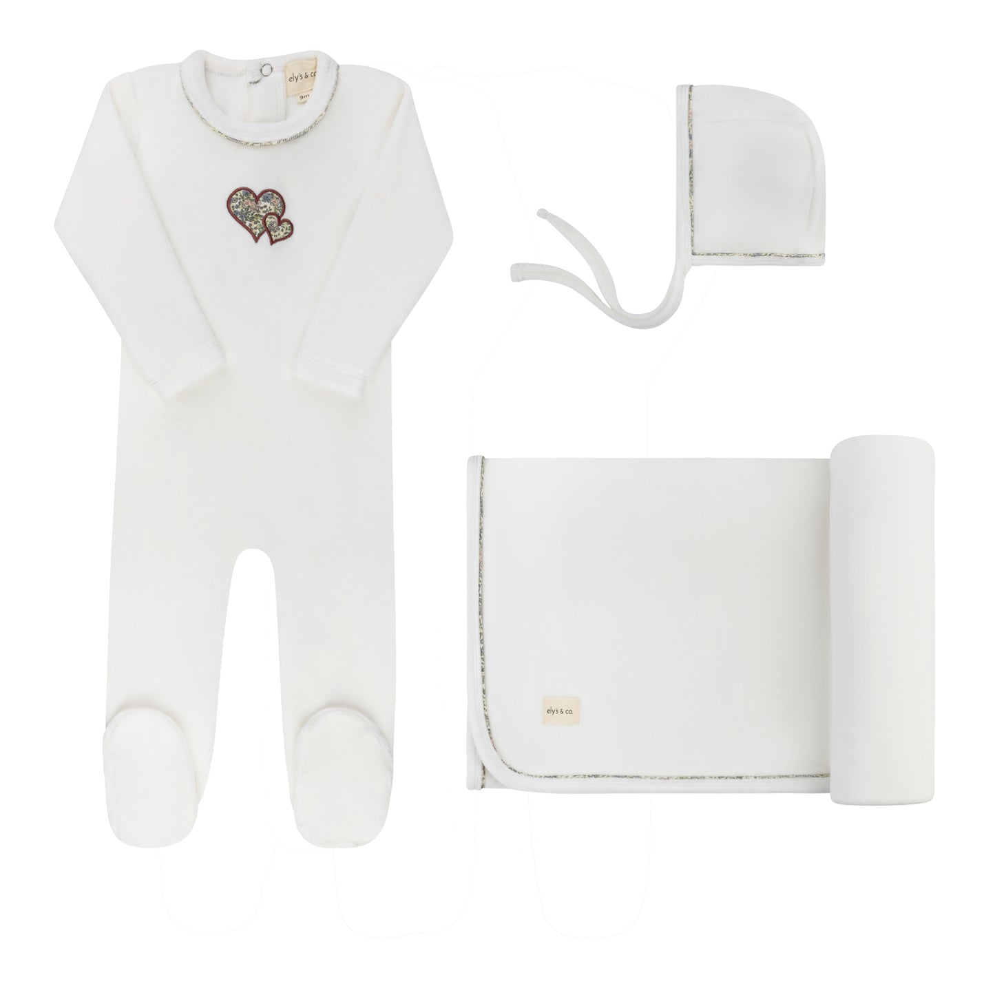 Ely's & Co Embroidered Liberty 3pc Set