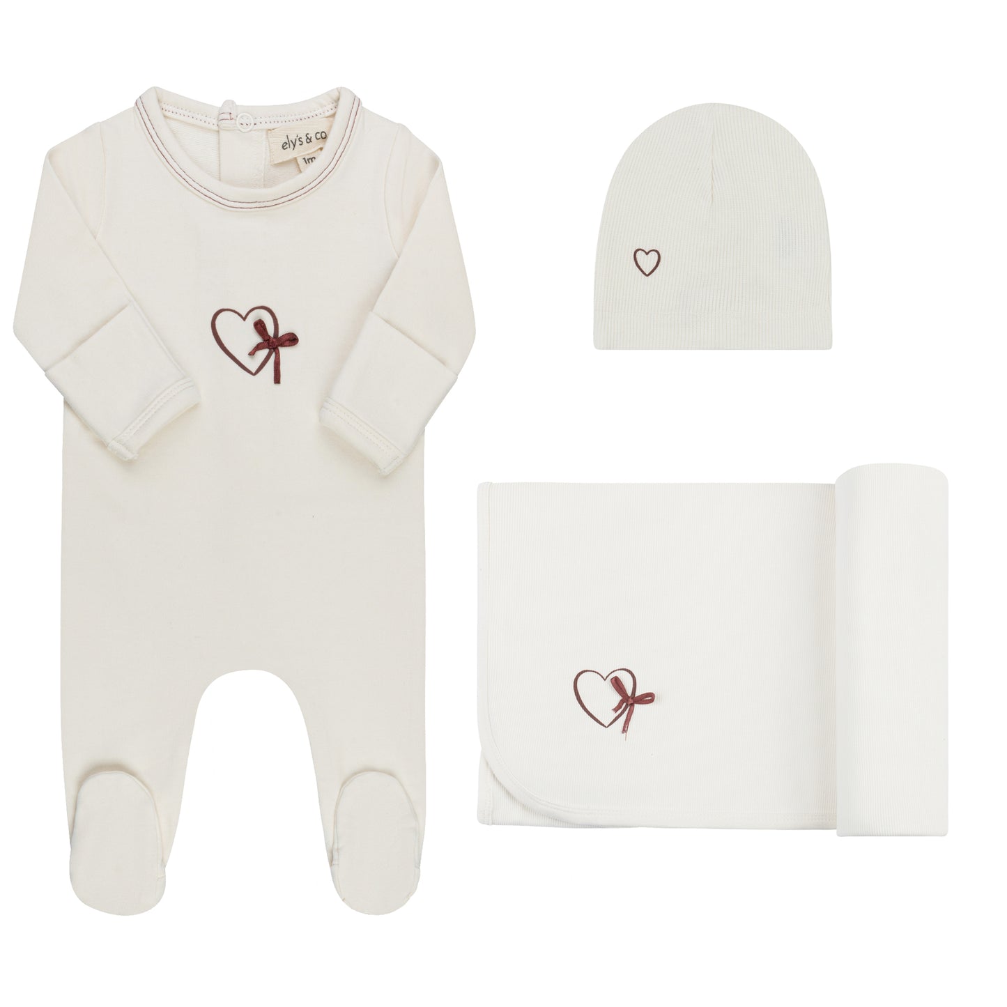 Ely's & Co Heart & Star Girl 3pc Set