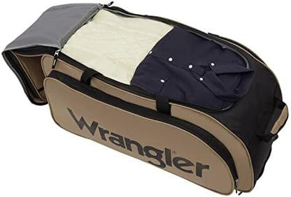 Pre-order Wrangler Wesley 30-Inch Rolling Duffel Bag (Tannin)