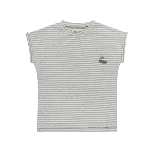 Ely's & Co Nautical Stripe Tshirt