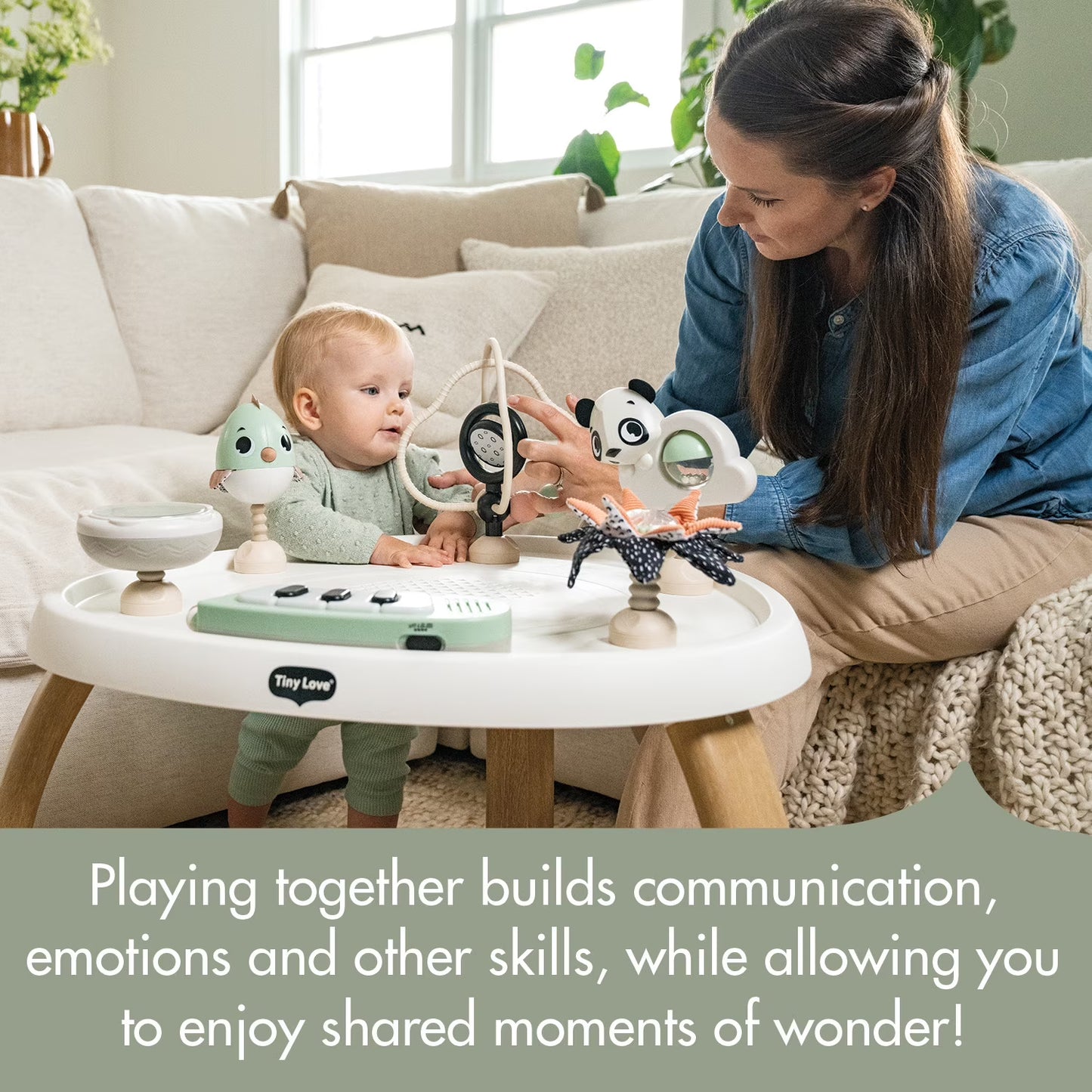 Tiny Love Tiny Love 5-in-1 'Here I Grow' Stationary Activity Center (Black & White Décor Collection)