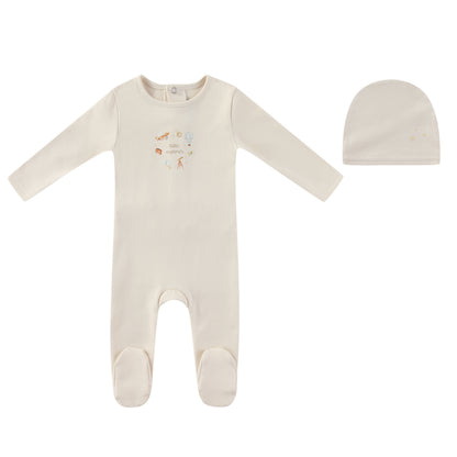 Mini Label Little Explorer Footie & Beanie