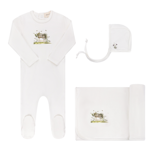 Ely's & Co Watercolor Cradle 3pc Set (girl)