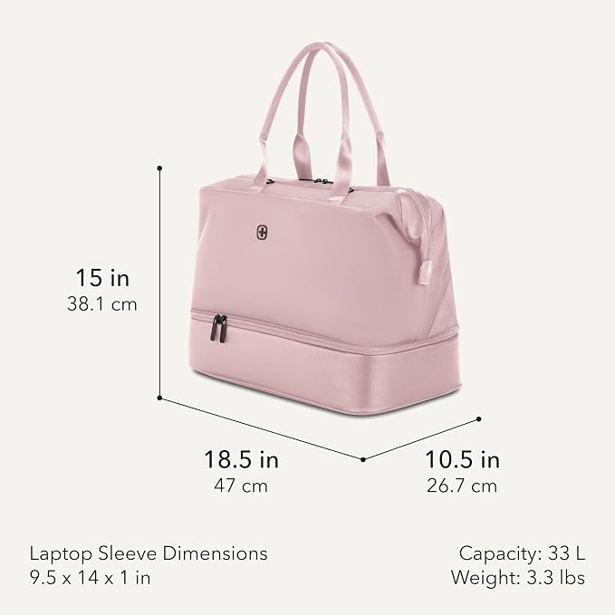 SwissGear Signature Hardside Expandable Luggage & Weekender Tote, Pink, 2-Piece Set