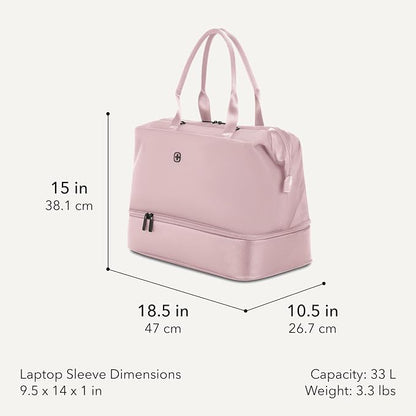 SwissGear Signature Hardside Expandable Luggage & Weekender Tote, Pink, 2-Piece Set