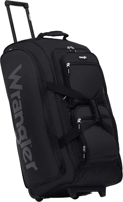 Pre-order Wrangler Wesley 30-Inch Rolling Duffel Bag (Black)