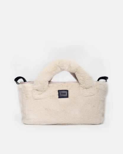 7AM Romy Stroller Organizer Ushuaia (Arctic White Fur)