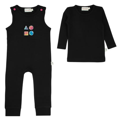 Bondoux Shapes Romper w/ Shell
