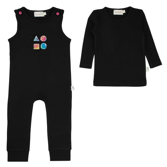 Bondoux Shapes Romper w/ Shell