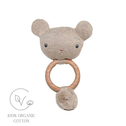 Effiki Organic Cotton Rattle/Teether