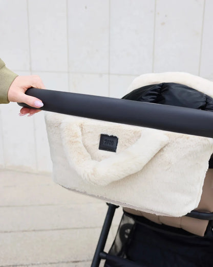 7AM Romy Stroller Organizer Ushuaia (Arctic White Fur)
