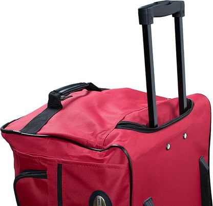 Pre-order Rockland 40" Rolling Duffel Bag (Red)