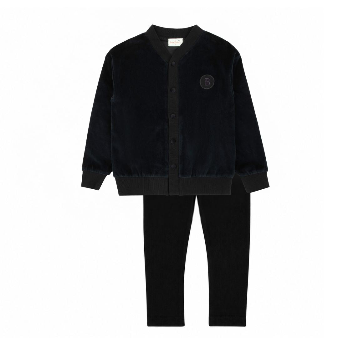 Bondoux Badge Velour 2 pc Set