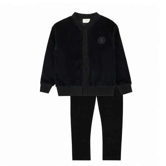 Bondoux Badge Velour 2 pc Set