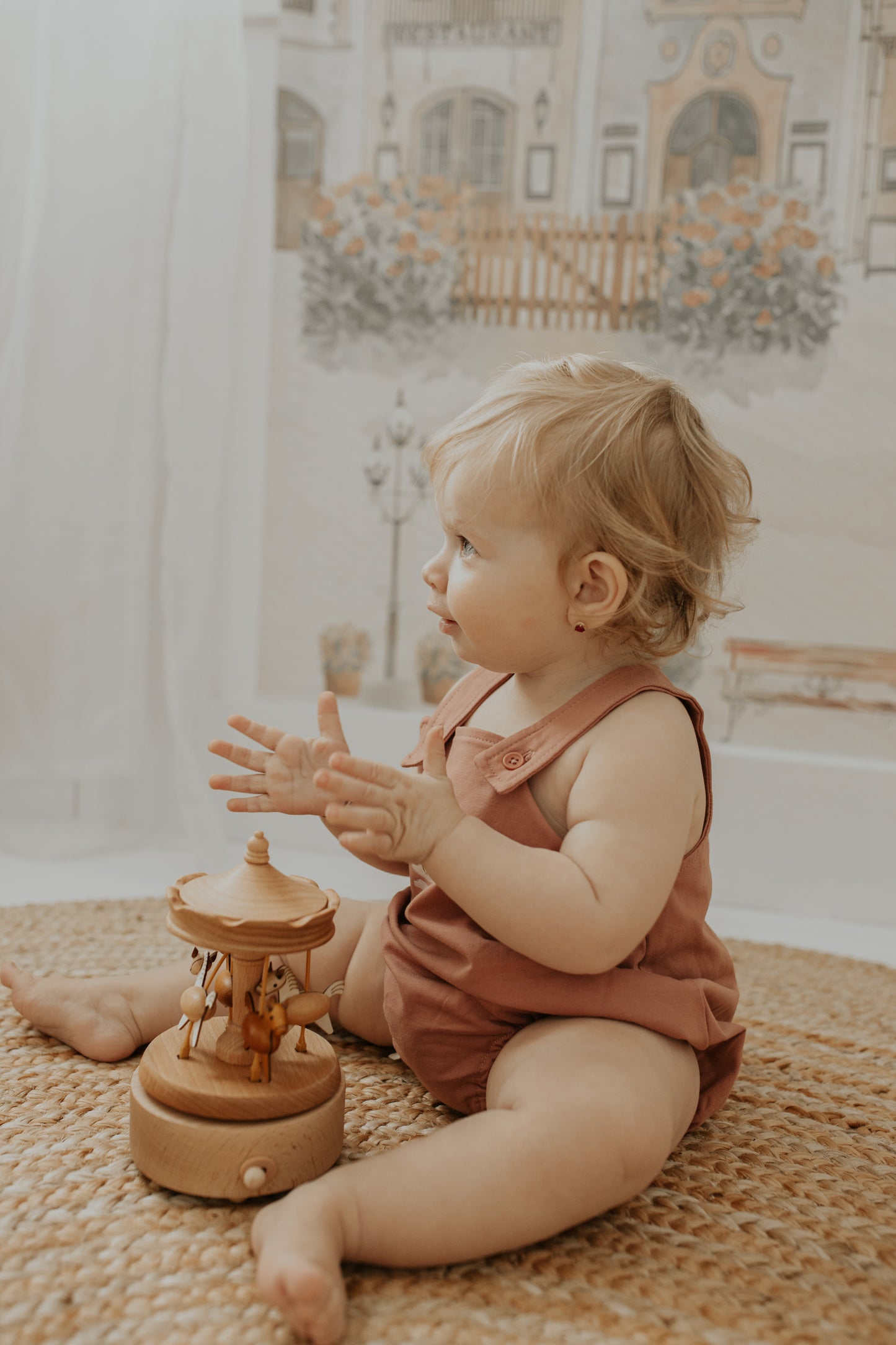 Bondoux Pallette Romper (girl)