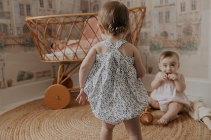 Bondoux Waffle/floral Short Romper