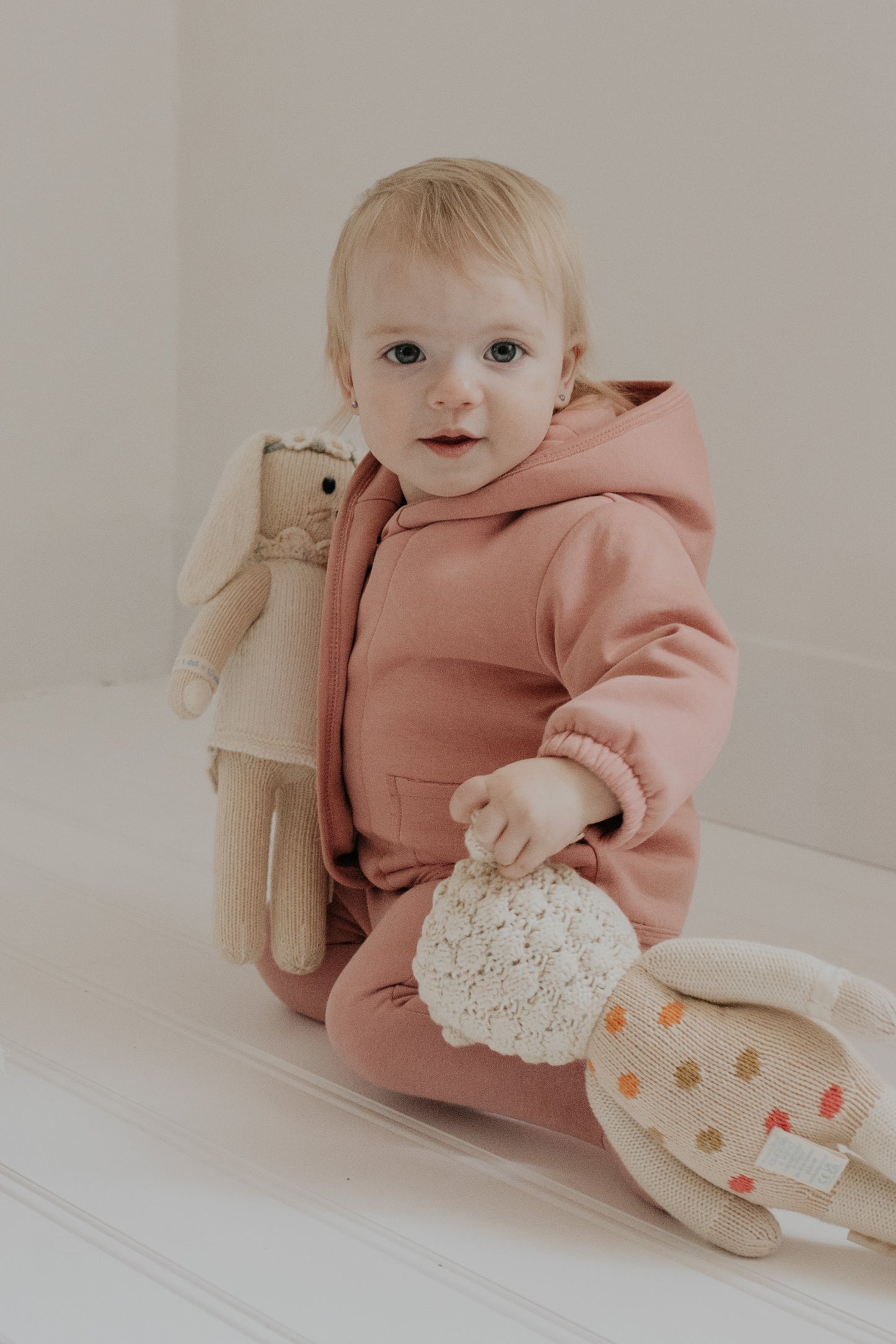 Bondoux Simple Sweater w/ Bonnet (girl)