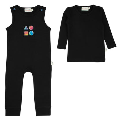 Bondoux Shapes Romper w/ Shell