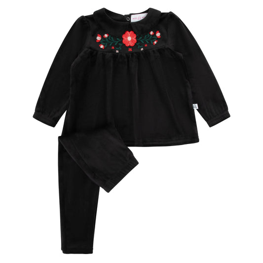 Miss Mini Embroidered Shabbos Set - Girls