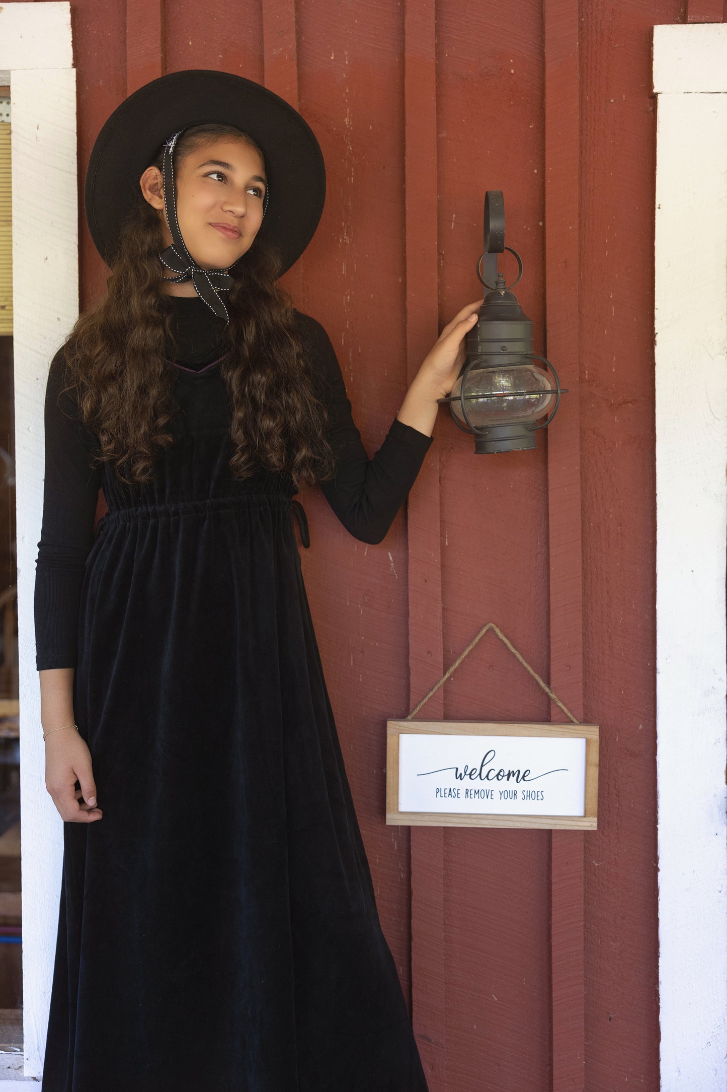 Bondoux Badge Velour Maxi Dress