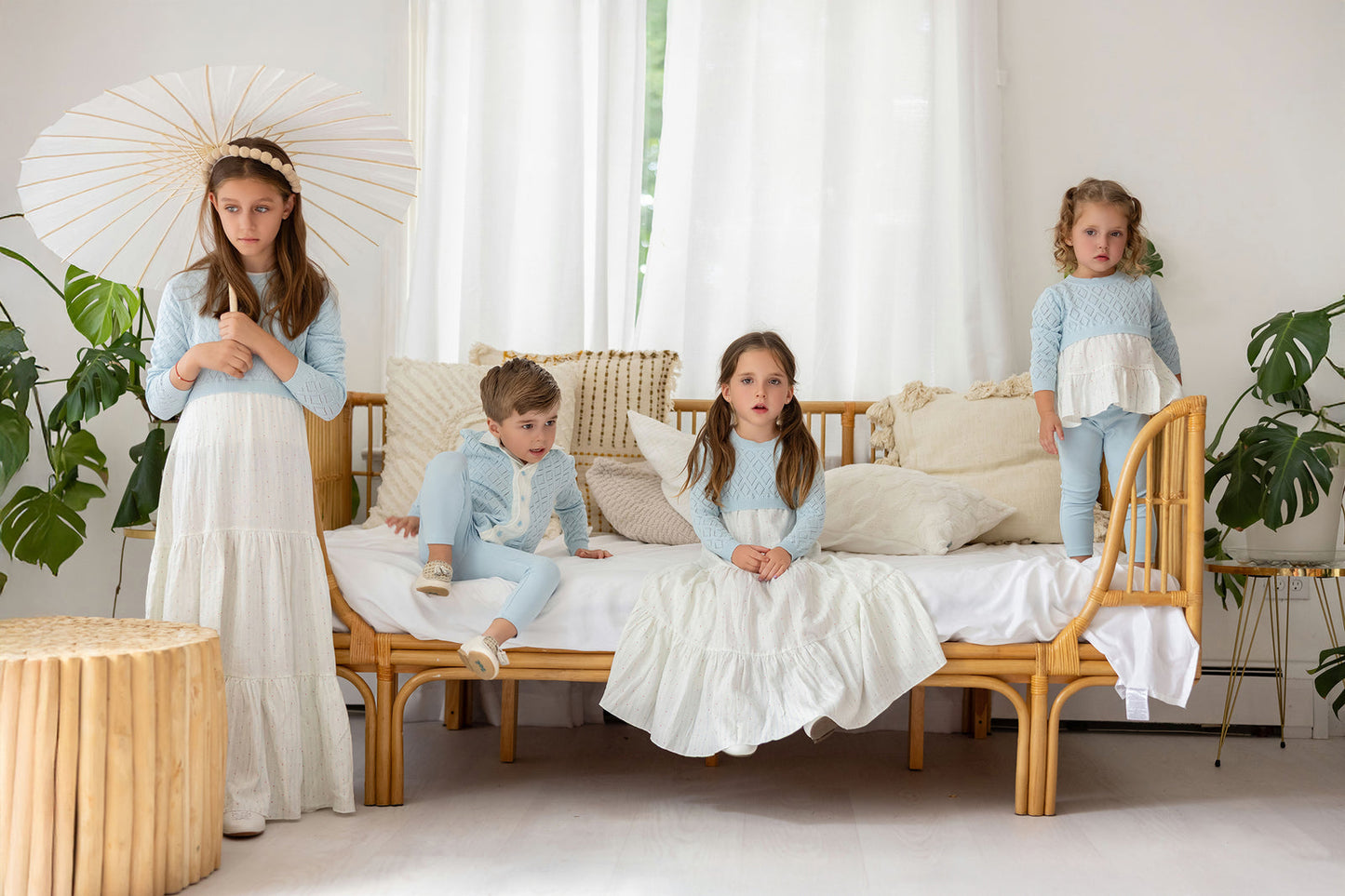 Miss Mini Pointelle Knit Teen Robe