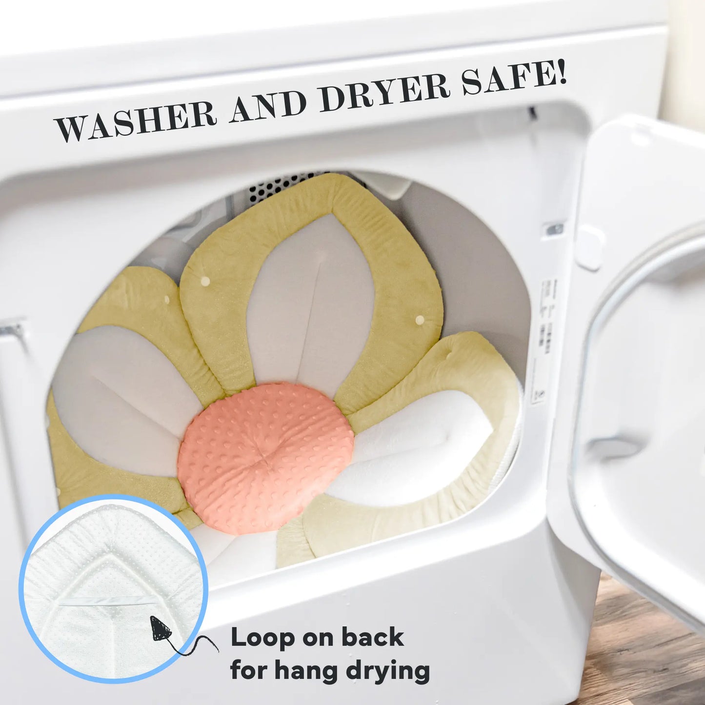 Blooming Bath Colorbloom Safe Lotus with Snaps (Peach-Alert Yellow)
