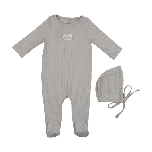 Maniere Bebe Pointelle Footie