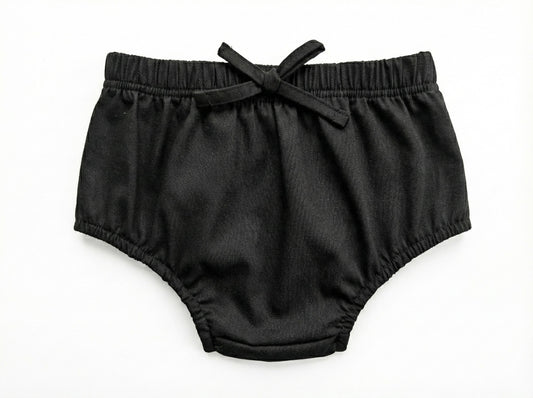 Tiny Too Black Baby Twill Bloomer