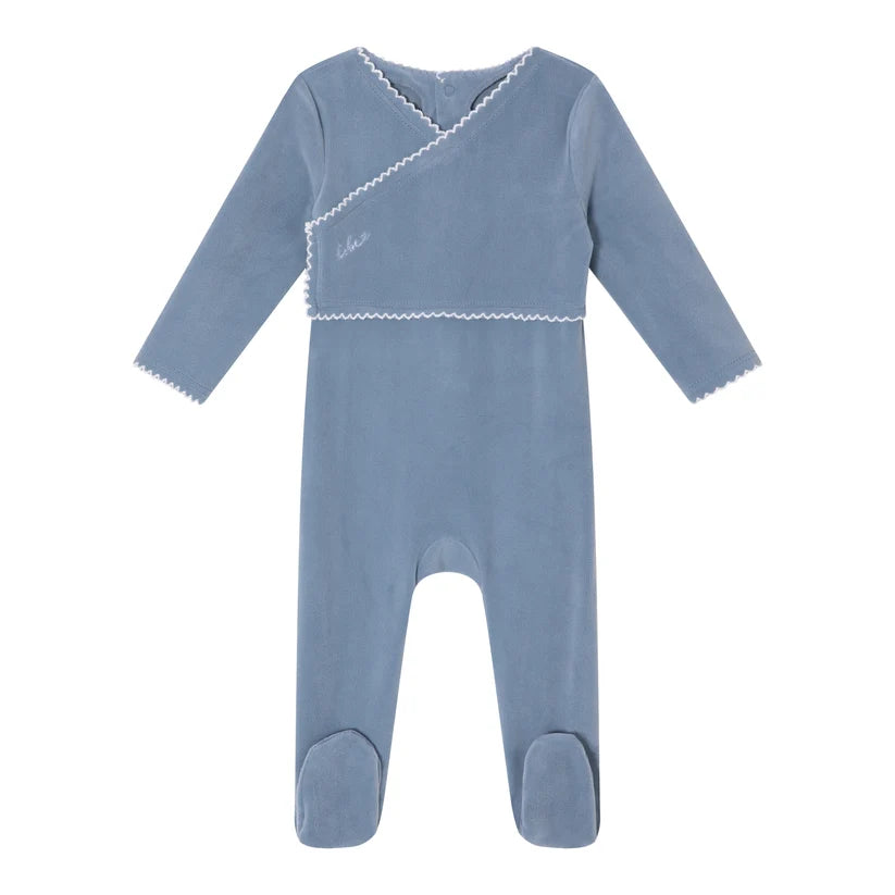 Mini Label Velour Classic Footie