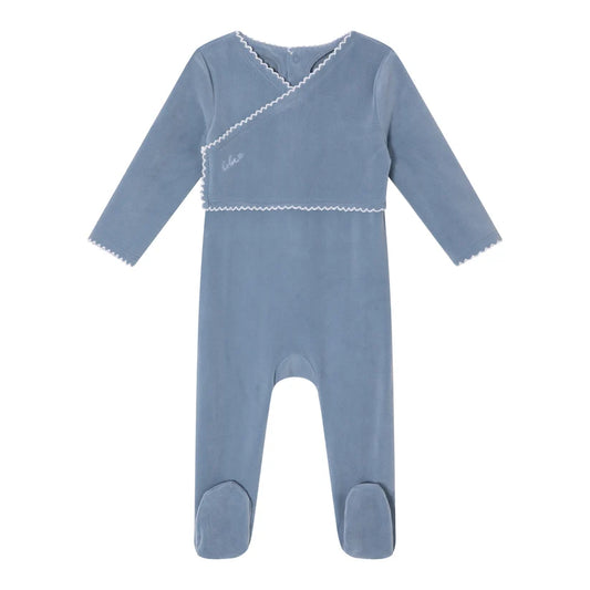 Mini Label Velour Classic Footie