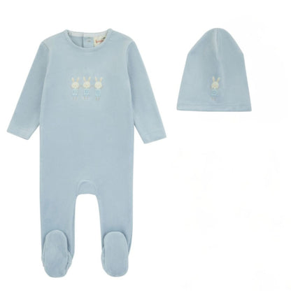 Bondoux 3 Bunny Footie & Hat