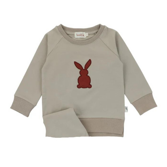 Bondoux Bunny Applique Top Girl