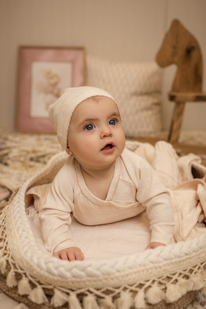 Bondoux Houndstooth Footie & Hat