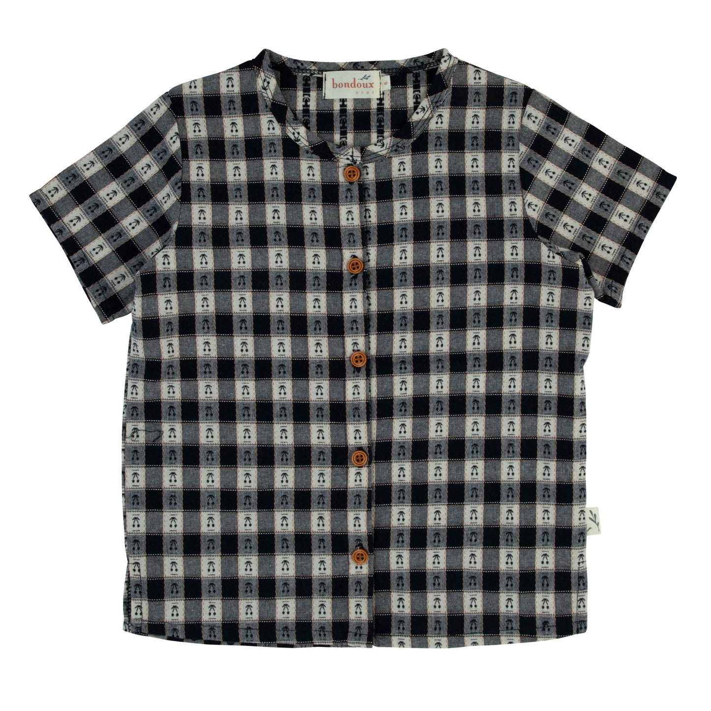Bondoux Cherry Boys Top short sleeves