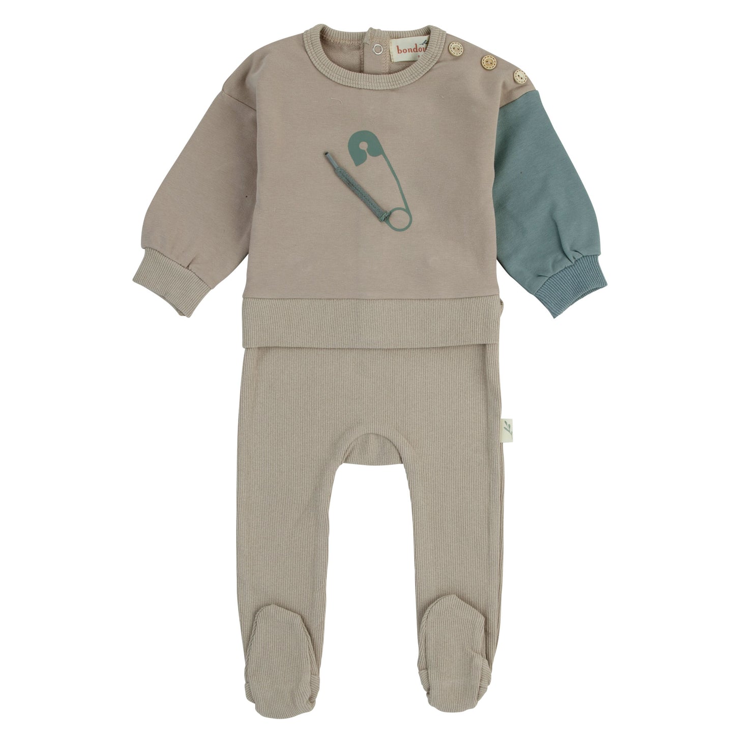 Bondoux Safety Pin Footie