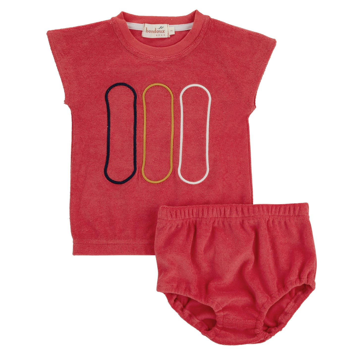 Bondoux Terry Piping 2pc Set (girl)